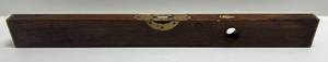 lot 115 image: Antique C-S Co.  Brass & Wood 28 Level