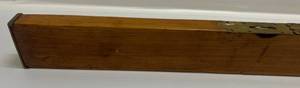lot 116 image: Antique Disston & Morss Brass & Wood 28 14 Level
