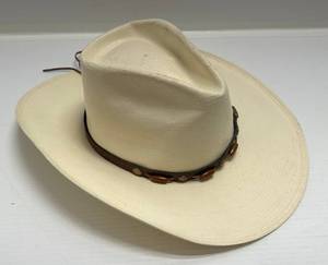lot 122 image: Vintage Stetson Cowboy Hat Size 7 14