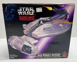 lot 126 image: 1996 Kenner Star Wars Shadows Of The Empire Dash Rendars Outrider NIB