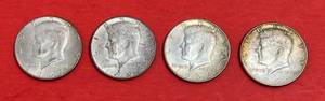 lot 173 image: 3 1964 Kennedy Half Dollars 1 1967 Kennedy Half Dollar