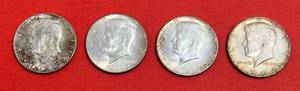 lot 174 image: 3 1964 Kennedy Half Dollars 1 1967 Kennedy Half Dollar