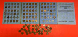 lot 178 image: Misc. Lincoln Head Cents With Book And Some Loose