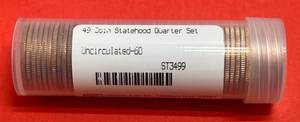lot 179 image: 49 Coin Statehood Quarter Set Sealed Uncirculated