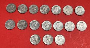 lot 181 image: 17 Susan B Anthony Dollars