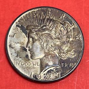 lot 182 image: 1927 Peace Dollar