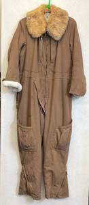lot 213 image: Original WW2 Japanese Fur Lined Winter Pilot Suit
