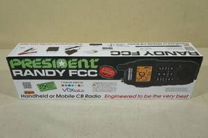 President Randy FCC Handheld or Mobile CB Radio