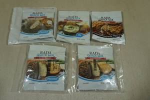 5 Rada Quick Mixes -Assorted Flavors