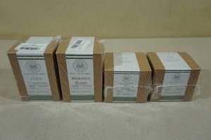 Begonia and Bench Candles -Cozy Campfire, Morning Blend, Hot Cider, Ginger Tea