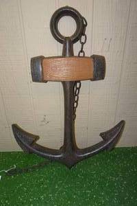 Vintage Sexton Ship Anchor Dcor 1968
