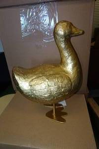 Golden Goose Yard Ornament