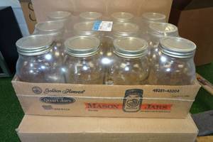 12-Pack Quart Mason Jars
