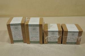 Begonia and Bench Candles -Vanilla Frosting, Balearic Sands, Plein Air, Slate