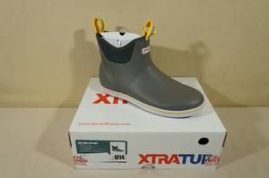 Xtratuf Mens Ankle Deck Waterproof Boot -Size 14Gray