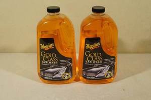 2 64oz Meguiars Gold Class Car Wash Shampoo & Conditioner