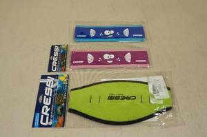 3 Cressi Swim Mask Strap Cover Head Band