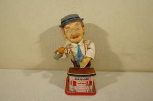 Charlie Weaver The Bartender Vintage Tin Toy