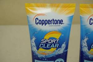 2 Coppertone Sport Clear Sunscreen