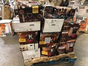 Pallet of Assorted Coffee Makers Various Models and Conditions  Customer Returns See Pictures