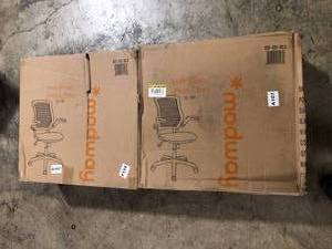 2 Boxes of MODWAY Veer Mesh Office Chair in Blue  Customer Returns See Pictures