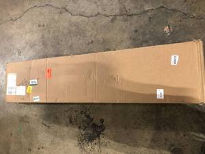 StyleWell 4-Shelf Unfinished Natural Pine Wood Standard Bookcase (58 in. H)   Customer Returns See Pictures