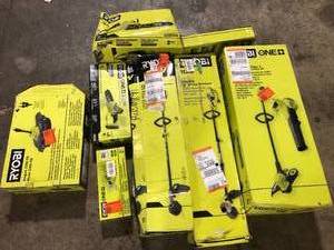 Lot of Assorted Lawn Care Items Various Models and Conditions Customer Returns See Pictures