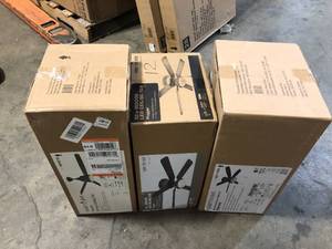 Lot of Assorted Lighting Ceiling Fans Various Models and Conditions  Customer Returns See Pictures