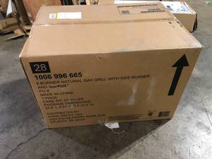 Dyna-Glo 5-Burner Natural Gas Grill in Matte Black with TriVantage Multi-Functional Cooking System customer return review pictures