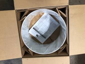 Globe Electric Barden 58 in. Matte Black Floor Lamp with White Linen Shade customer return review pictures