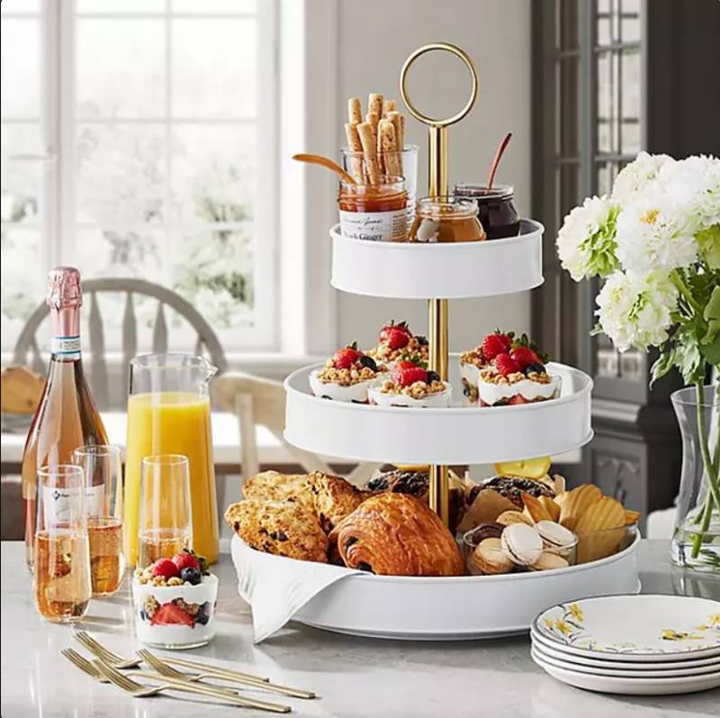 lot 544 image: Members Mark 3-Tier Stand - White