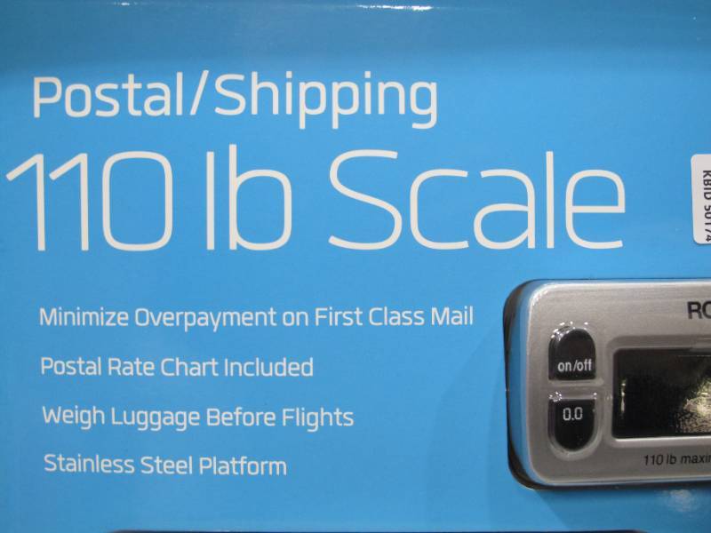 110 lb. Stainless Steel Digital Postal Scale