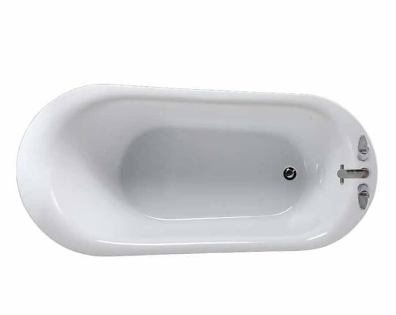 lot 175 image: NEW OVE Decors Natalie Freestanding Bathtub with Athena Faucet