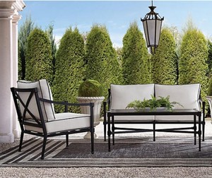 lot 372 image: Members Mark Sheffield 3-Piece Loveseat Seating Set