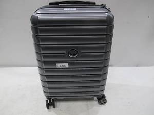 lot 404 image: Delsey Paris 1 Piece Hardside Suitcase - Small Spinner - Gray
