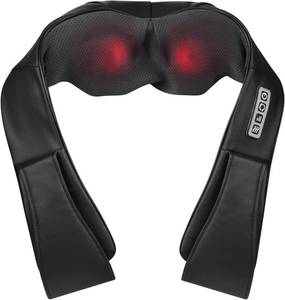 lot 497 image: Dartwood Neck, Shoulder and Back Massager with Soothing Heat and Deep Tissue Kneading for Body and Muscle Pain Relief at Home, Office, and Cars
