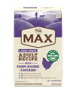 lot 610 image: NEW Nutro Max Large Breed Adult Farm- Raised Chicken Recipe Natural Dry Dog Food - 25 lb Bag