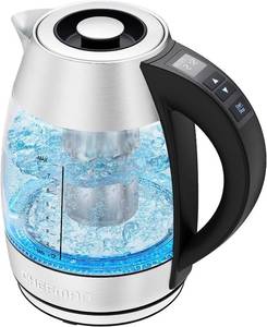 lot 673 image: Chefman 1.8L Digital Electric Glass Kettle