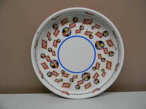 VINTAGE SCHLITZ BEER METAL BEER TRAY GO FOR THE GUSTO - NICE - COOL OLD SCHOOL PIECE - APPROX 13 - SEE PICTURES