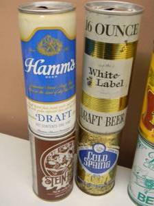 VINTAGE COLLECTION OF MINNESOTA STEEL BEER CANS - SOME GREAT CANS - SEE PICTURES