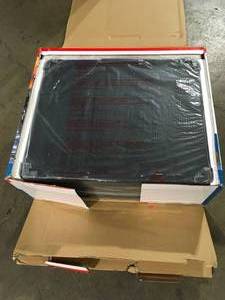 lot 4 image: Honeywell 0.39 cu. ft. Molded Fire Resistant and Waterproof Legal Document Storage Chest with Key and Double Latch Lock  Customer Returns See Pictures