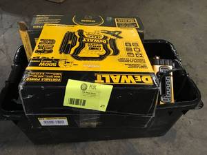 lot 23 image: Lot of Assorted Dewalt Tools and Accessories Customer Returns See Pictures