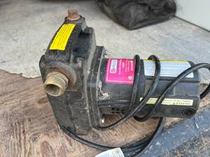 lot 62 image: Utilitech Transfer Utility Pump 12 HP