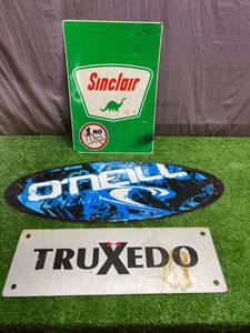 lot 185 image: Metal Advertising Signs