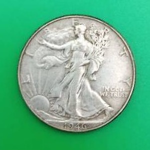 1946 Walking Liberty Silver Half Dollar