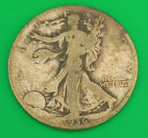 1936 Walking Liberty Silver Half Dollar