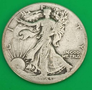 1941 Walking Liberty Silver Half Dollar