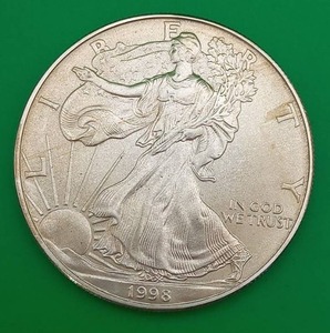 1998 American Silver Eagle Walking Liberty Silver Dollar