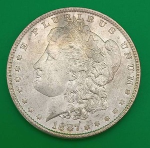 1887 Morgan Silver Dollar