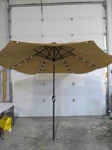 11 Foot LED Patio Umbrella